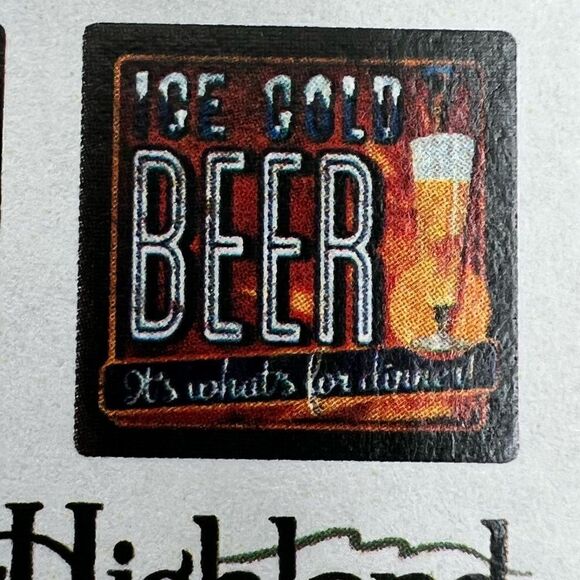 COASTER SET OF 4 ABSORBENT STONE COASTERS - Picture 6 of 7